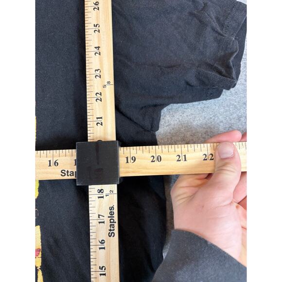 VINTAGE Y2K Fox Racing Shirt Mens Large Black Graphic Biker Motocross Streetwear - Picture 2 of 6